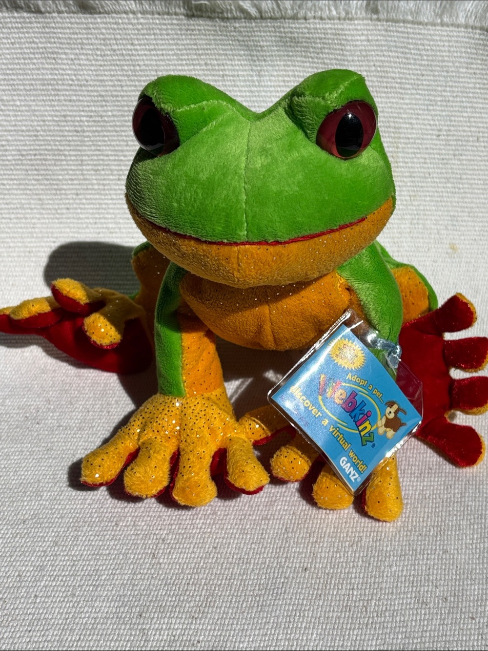 Webkinz GANZ Tree Frog with tags